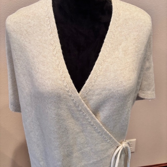 Mango Wrap Sweater Cardigan, OS, Minimalist Lagenlook Modern Casual Contemporary - Picture 3 of 14